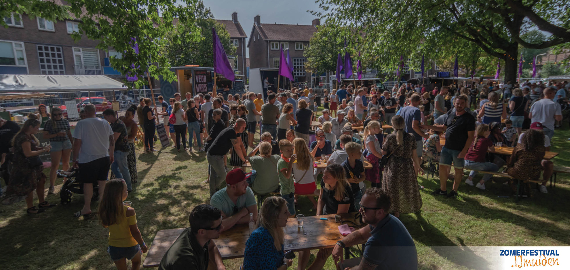 Zondag 19 juli 2020: Foodparc.IJmuiden - de foodmarkt tijdens het Zomerfestival .IJmuiden