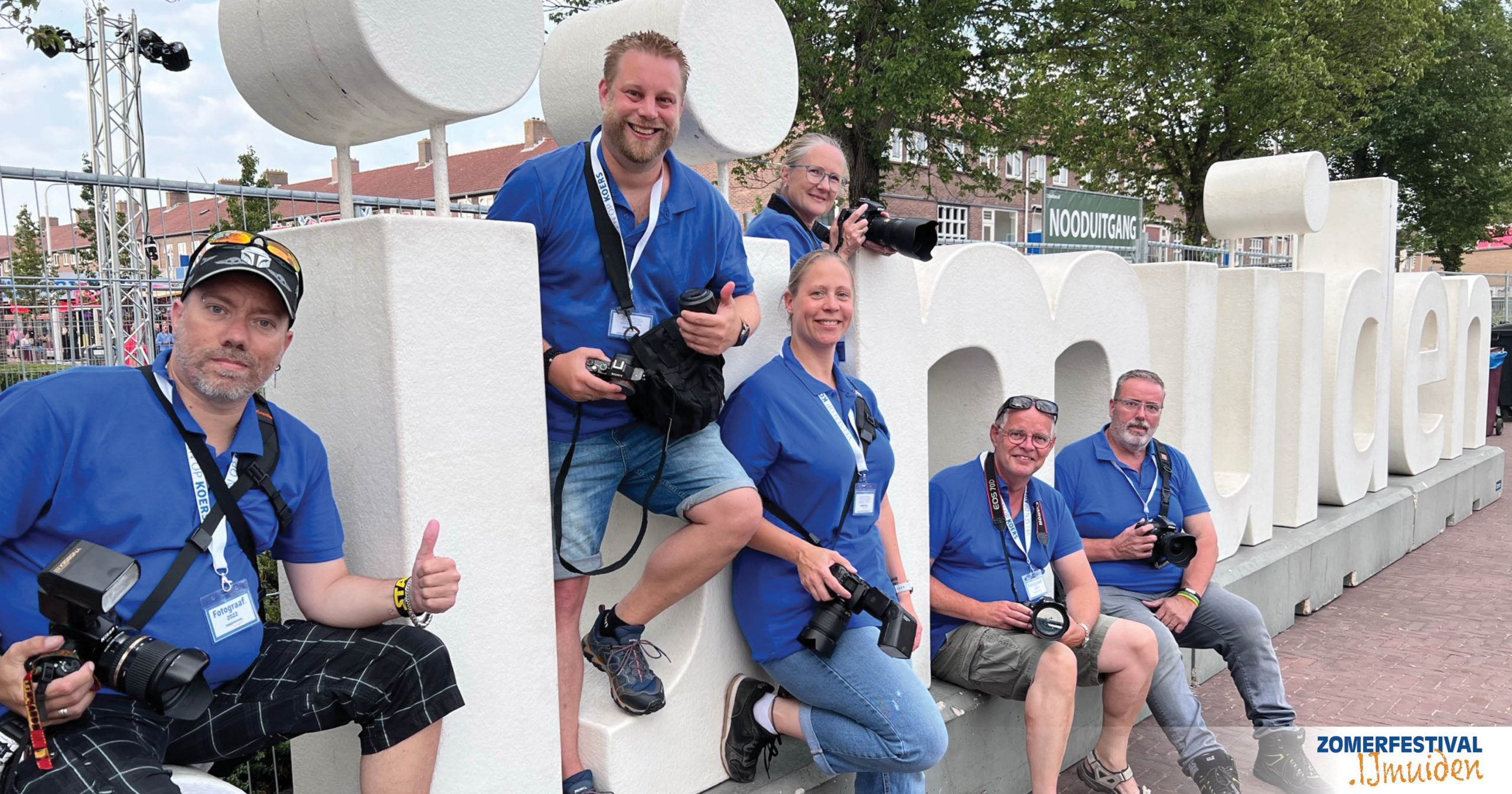 Het fotografenteam van het Zomerfestival.IJmuiden | IJmuiden | Festival Velsen