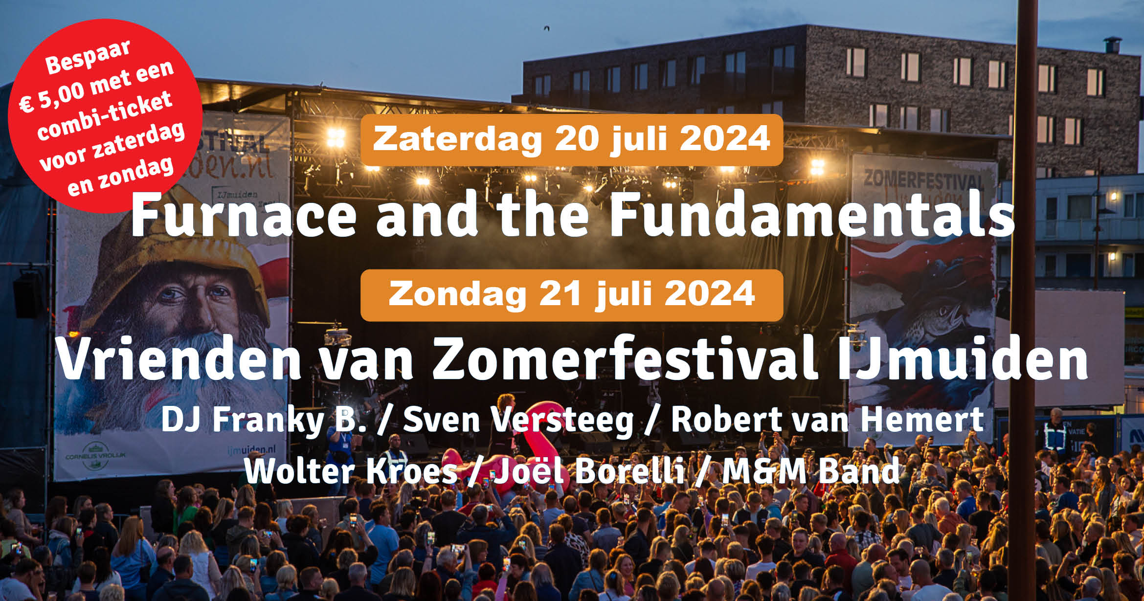 Vrienden van Zomerfestival IJmuiden live op Zomerfestival IJmuiden | 21 juli 2024 | Gemeente Velsen | festival ijmuiden