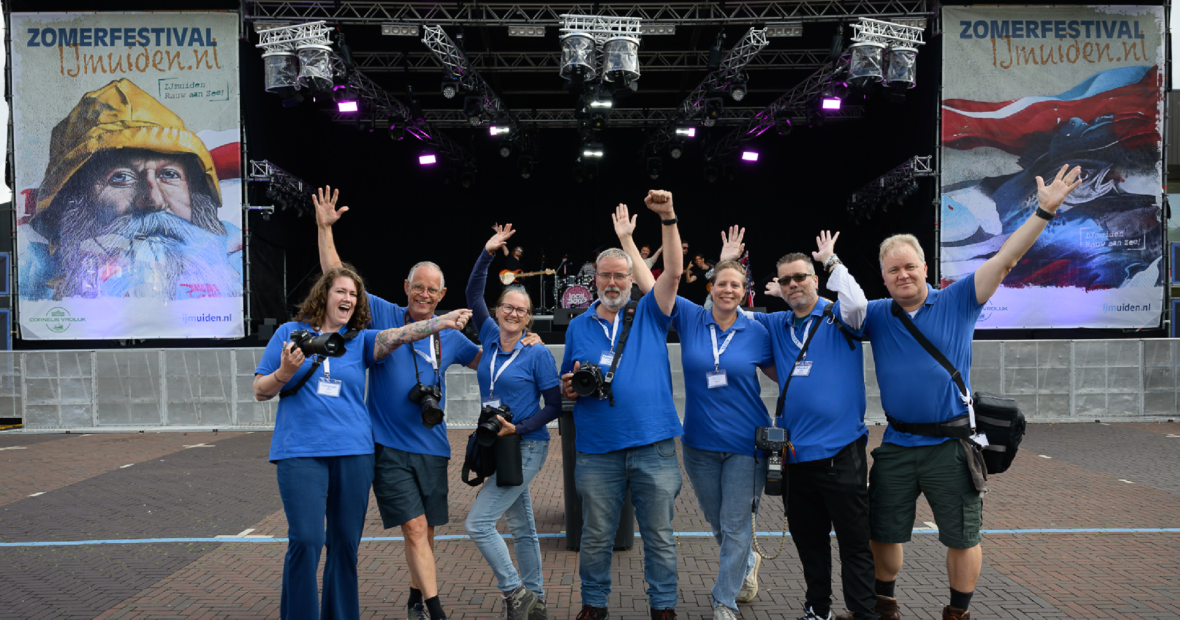 Het fotografenteam van het Zomerfestival IJmuiden | IJmuiden | Festival Velsen