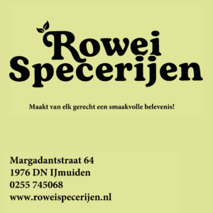 Rowie Specerijen is een fijne sponsor van Zomerfestival IJmuiden